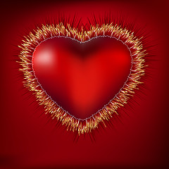 Image showing Abstract Heart with EKG. EPS 8