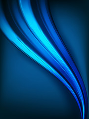 Image showing Abstract glowing wave background. EPS 8