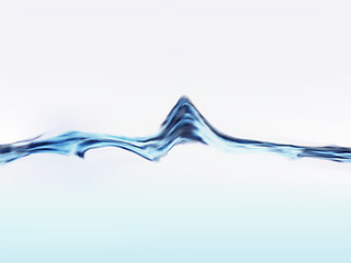 Image showing Water splashing background template. EPS 8