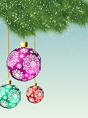 Image showing Christmas card background. EPS 8