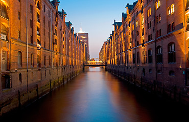 Image showing hamburg speicherstadt