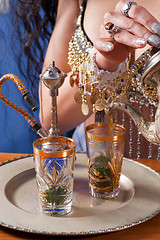 Image showing Arabic tea
