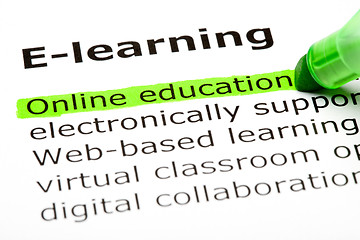 Image showing Online education