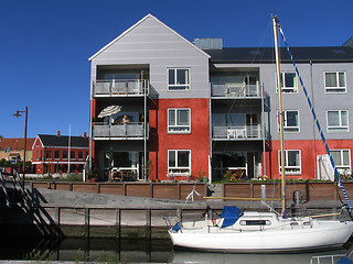 Image showing Waterfront apartments