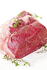 Image showing Raw beef roast