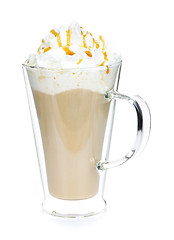 Image showing Caffe latte coffee