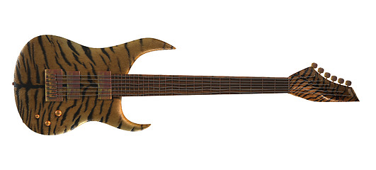 Image showing no capelectric guitar tiger 
