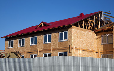 Image showing Construction of a new home