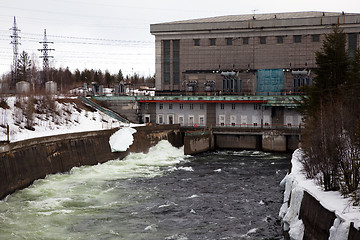 Image showing Channel spillway hydroelectric