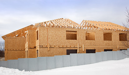 Image showing Construction of a new home