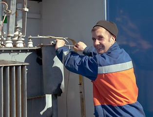 Image showing Electric transformer repairs