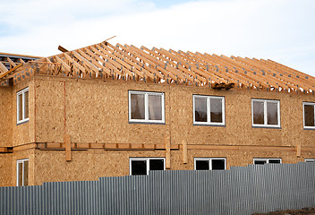 Image showing Construction of a new home