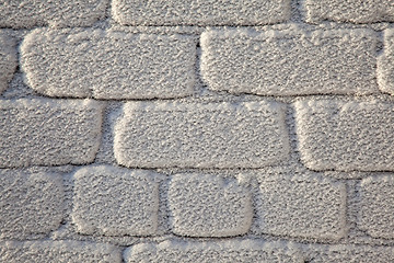 Image showing frozen masonry