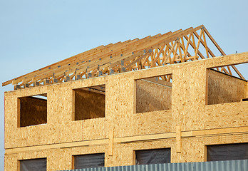 Image showing Construction of a new home