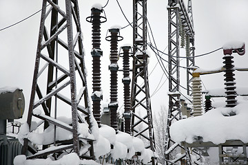 Image showing electrical substation