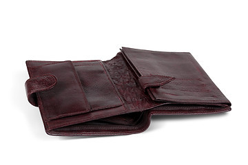 Image showing The open men's wallet