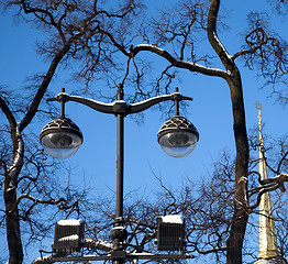 Image showing Vintage Street lighting