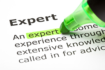 Image showing 'Expert' highlighted in green