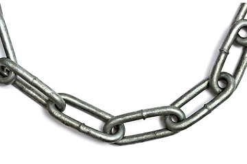 Image showing Chains isolated on white 