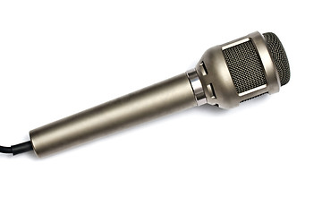 Image showing Microphone isolated on white 