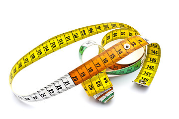 Image showing Colorful tape measure 