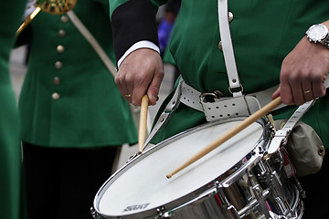 Image showing drums and marching