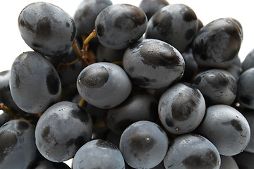 Image showing close-up of grapes cluster 