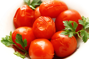 Image showing salted tomatoes 