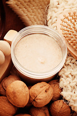 Image showing walnut body scrub