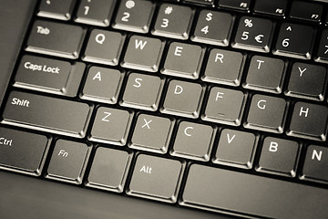 Image showing laptop keyboard