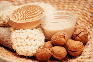 Image showing walnut body scrub