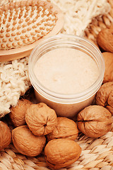 Image showing walnut body scrub