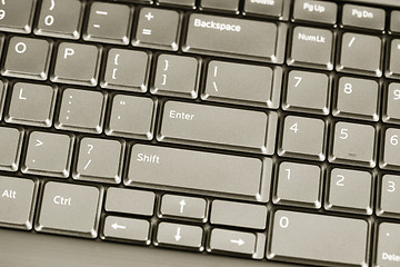 Image showing laptop keyboard