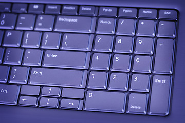 Image showing laptop keyboard