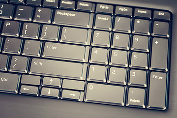 Image showing laptop keyboard