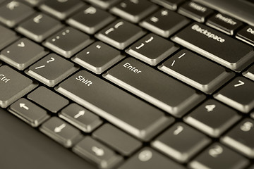 Image showing laptop keyboard