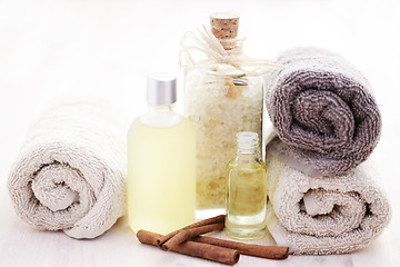 Image showing spa items