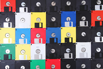 Image showing floppy discs