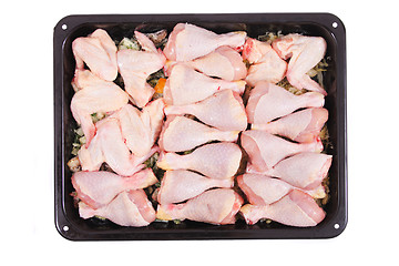 Image showing raw chicken legs 
