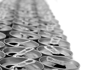 Image showing empty beer cans 