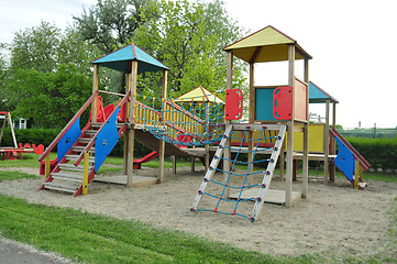 Image showing kids playground empty