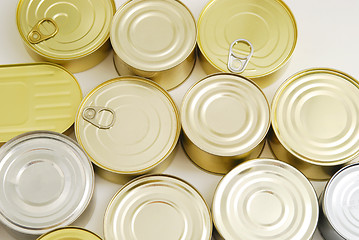 Image showing tin cans