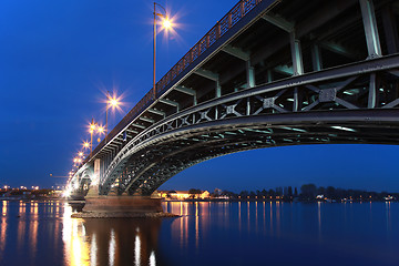 Image showing Theodor Heuss Bridge in Mainz