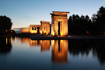 Image showing Templo de Debod in Madrid