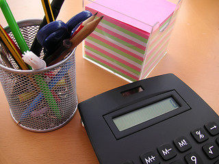 Image showing desk items for the office