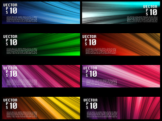 Image showing Colorful Web Banners Backgrounds