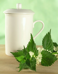 Image showing herbal tea - nettle