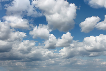 Image showing Cloudscape. White clouds