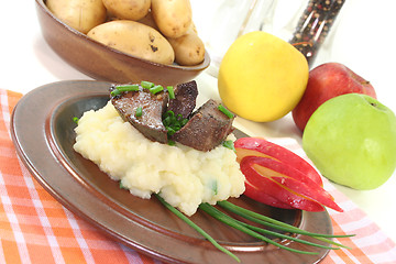 Image showing fried liver