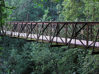 Image showing suspension bridge